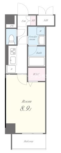 レジデンス神谷C 間取り図