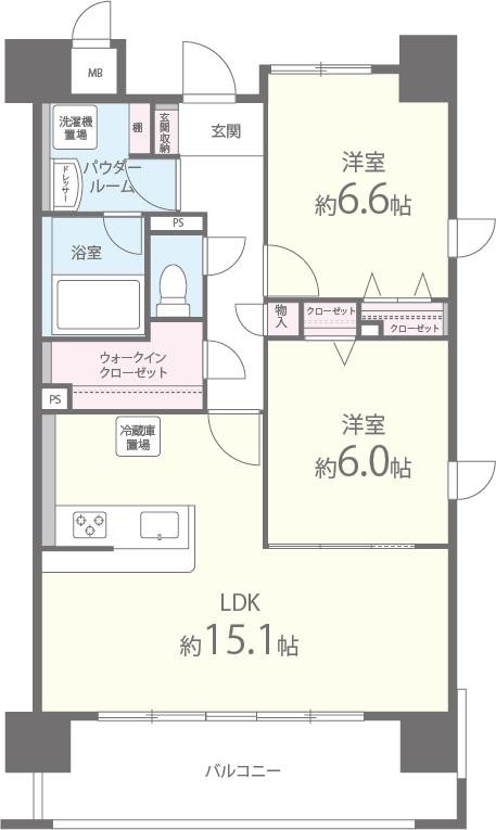 クリスタ京都 間取り図