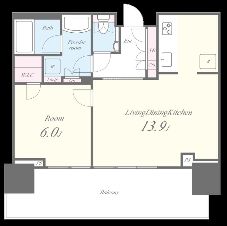 プラウドタワー小岩ファースト 間取り図