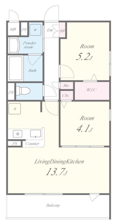 アクア プリータ 間取り図