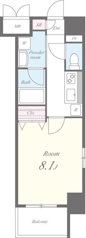 Centre Riziere 間取り図