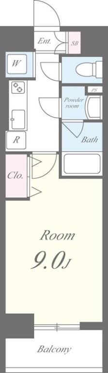 フォーチュン ドゥミール 間取り図