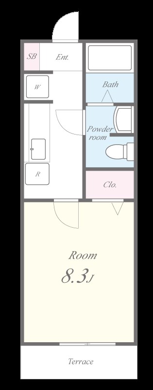 コスモヒルズ 間取り図