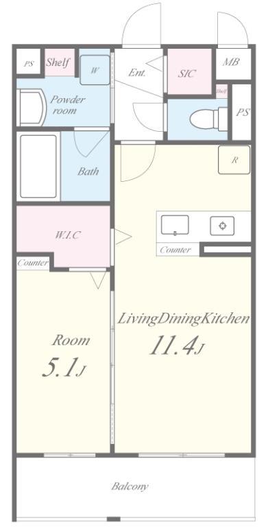 アクア プリータ 間取り図