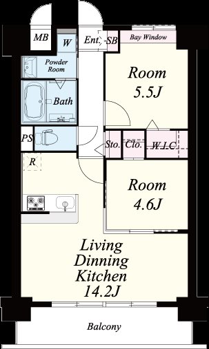 ルシエル 間取り図