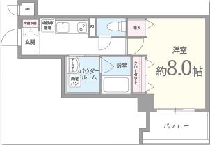 アダージオ 502号室 間取り