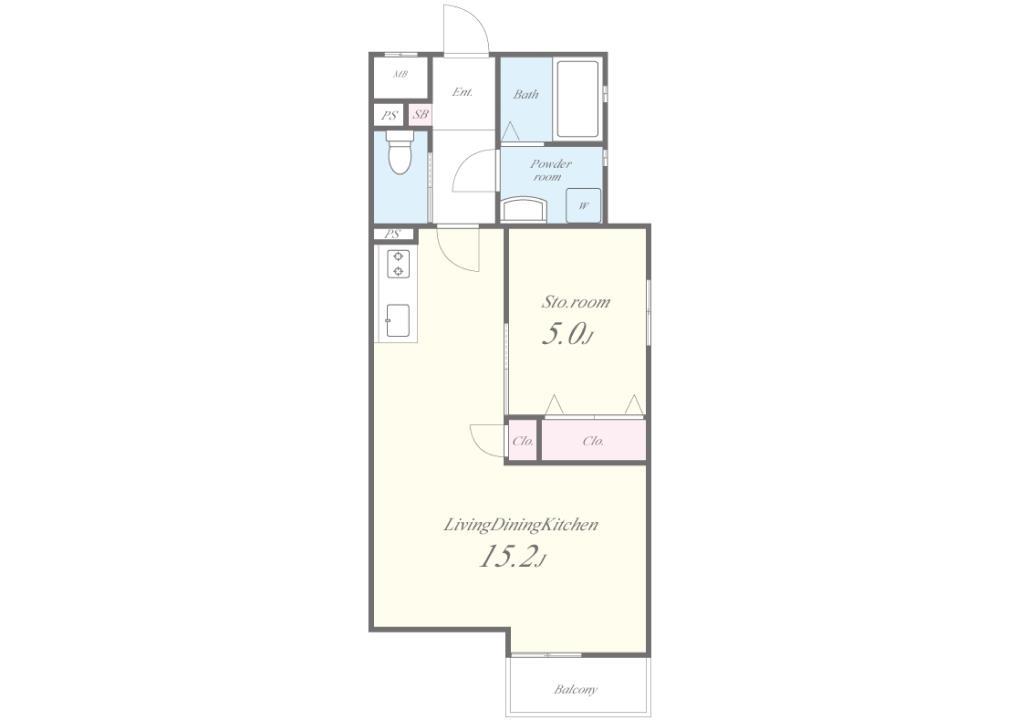 WindBell栄本町 間取り図