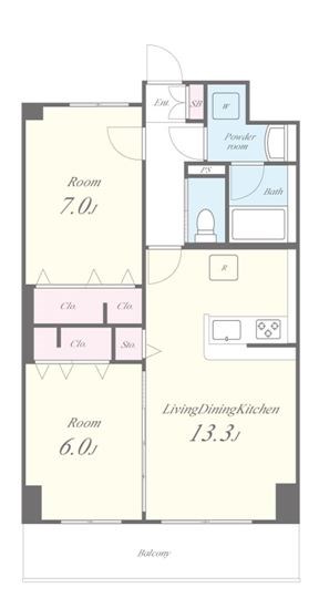 フォルトゥーナ元本郷 間取り図