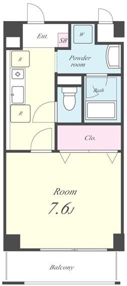 リバーサイド安藤Ⅱ 間取り図