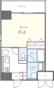 エスポアール福島 間取り図