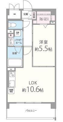K-PLAT21 205号室 間取り