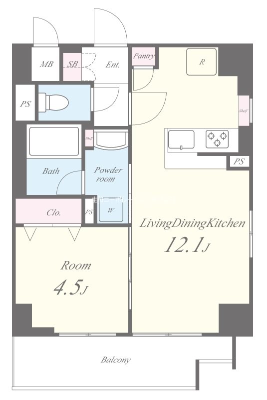 Arome梅田 201号室 間取り