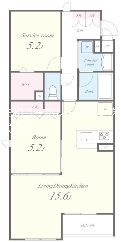 モンレーヴ湘南 間取り図