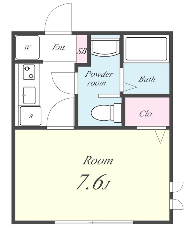 フラン･カジヤ 間取り図