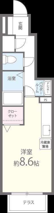 エスポワール久米田 間取り図