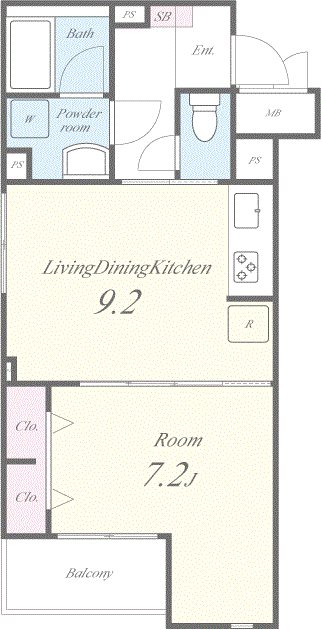 TREESⅡ 間取り図