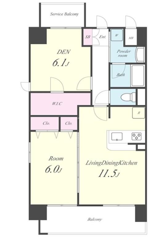 プリモパッソ川口 間取り図