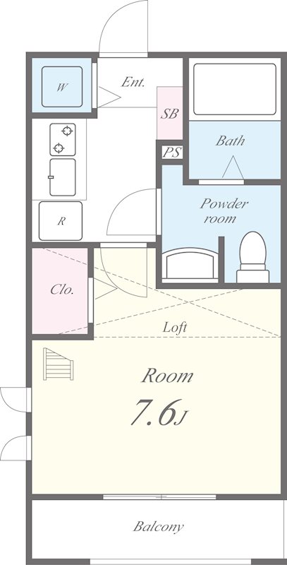 ﾊﾟﾙﾃｨｰﾙ 間取り図