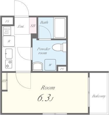 ランドヴィル千住柳町 間取り図