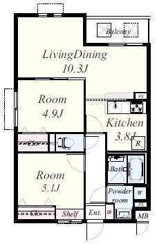 サクラシャイン 間取り図