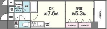 ﾏｲｽﾄ立川 間取り図