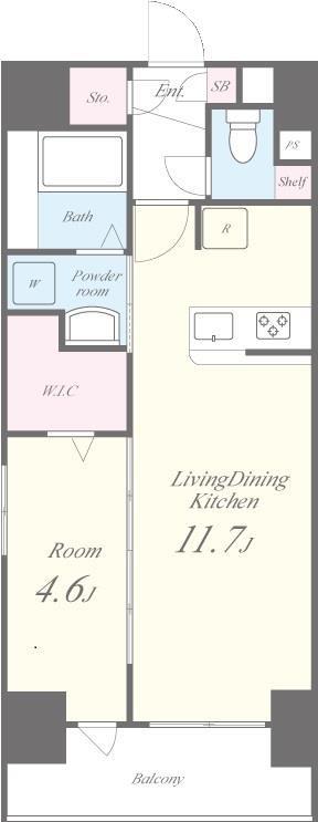 RobustCourt 間取り図
