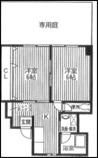 ジャルダン上本町 10A号室 間取り