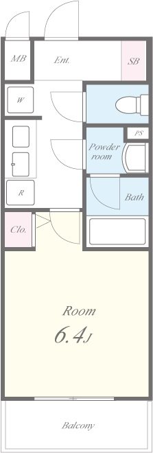 グランパシフィック巽中　 間取り図