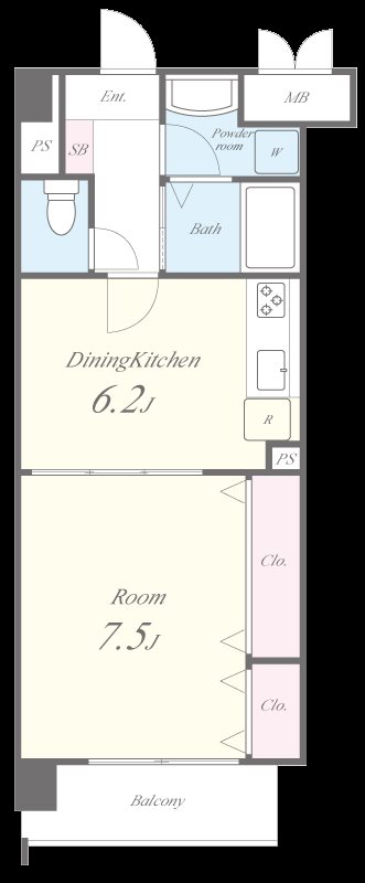 アヴァンタージュ 間取り図