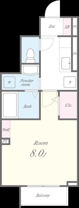グリーンビラⅡ 間取り図
