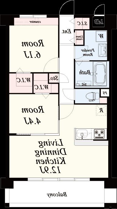 エルヴィータ 間取り図