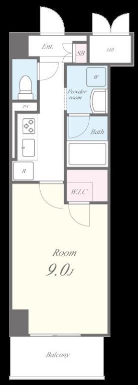 サランコート 間取り図