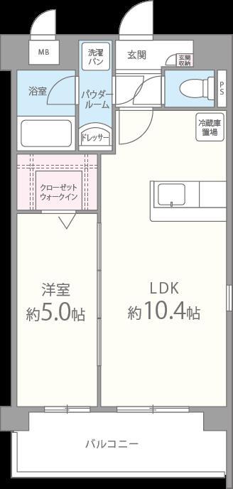 イーハトーブ 櫛原 間取り図