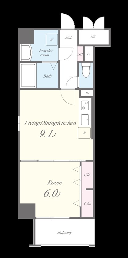 リッツ・アヴェニュー 間取り図