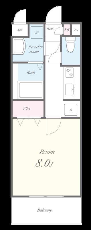 Clair摩耶(クレールマヤ) 間取り図