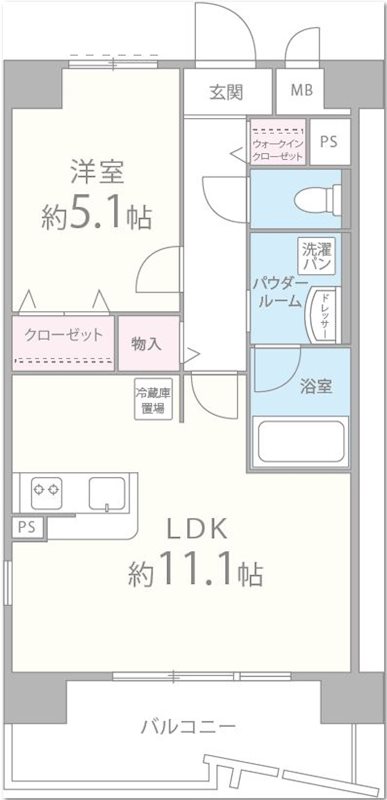 カンマキーノ 403号室 間取り