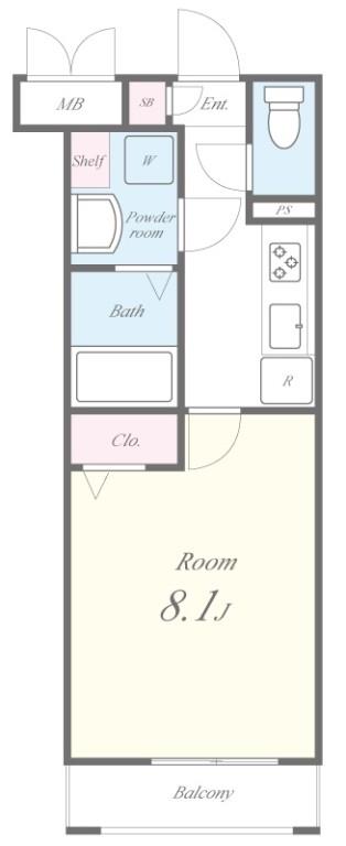 アルコート 間取り図