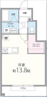 シエスタコート 106号室 間取り