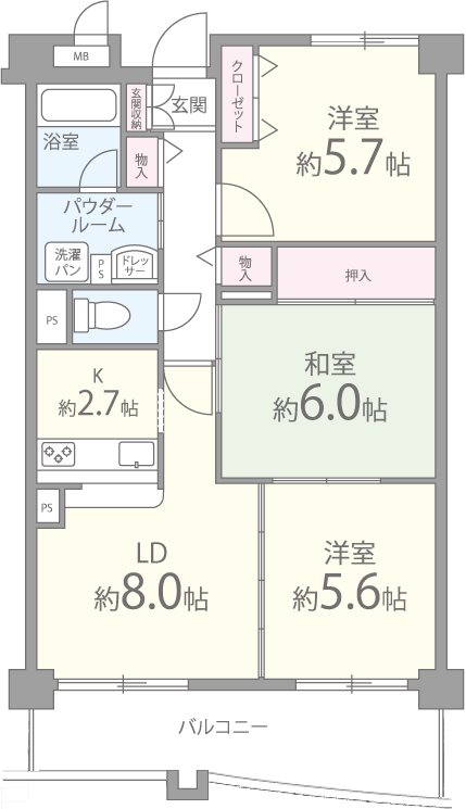 ウィステリア 間取り図