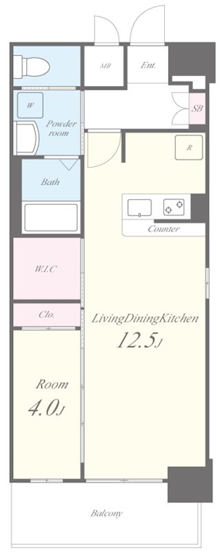 LaCASA玉造 間取り図