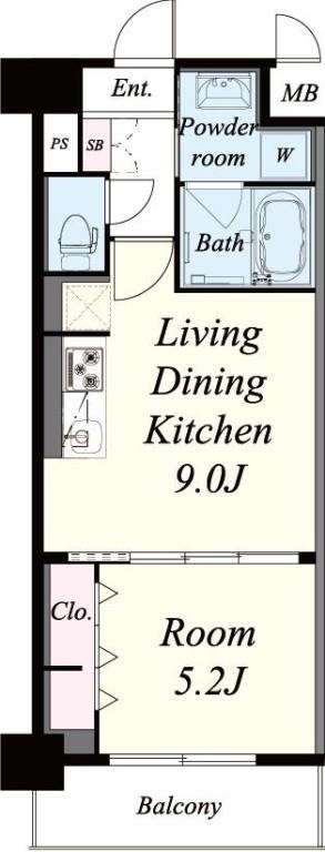 ハーヴェスト江坂 間取り図