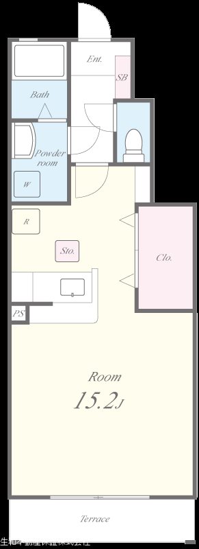 グリーンビラⅠ 間取り図
