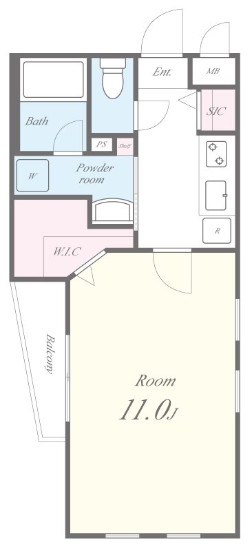 セイワパレス真田山公園東 間取り図