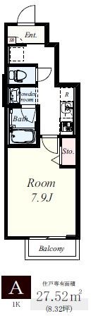 AXIA（アクシア） 間取り図