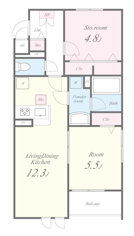 ロコエトワール 間取り図