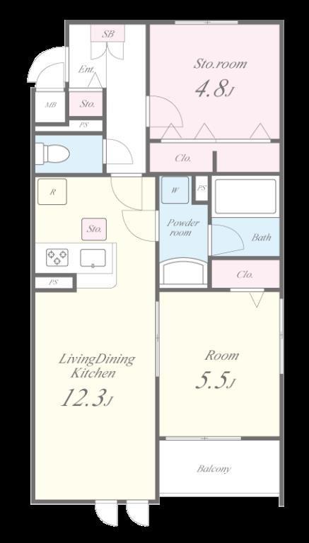ロコエトワール 間取り図