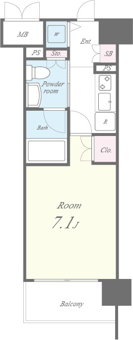 セイワパレス大阪城北 間取り図