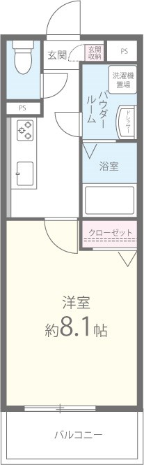 ラ ファヴール 203号室 間取り