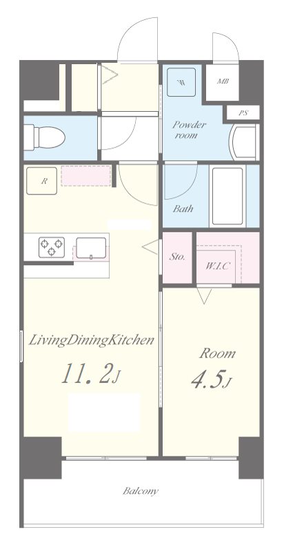 ラウレア西院 間取り図