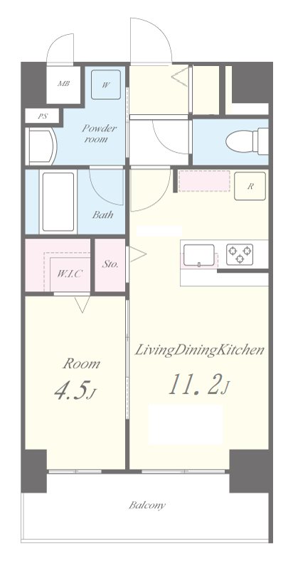 ラウレア西院 間取り図